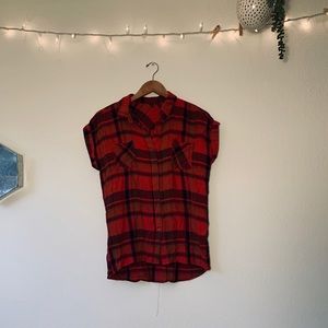Plaid button up shirt